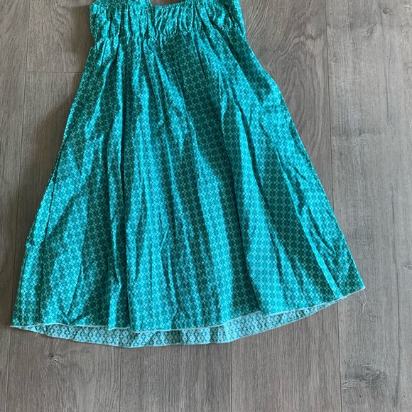 Lei Turquoise Floral Green Dress Girls Size M. C - Picture 5 of 10